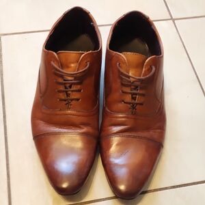 Ted Baker Brown Leather Oxfords 8 Mens